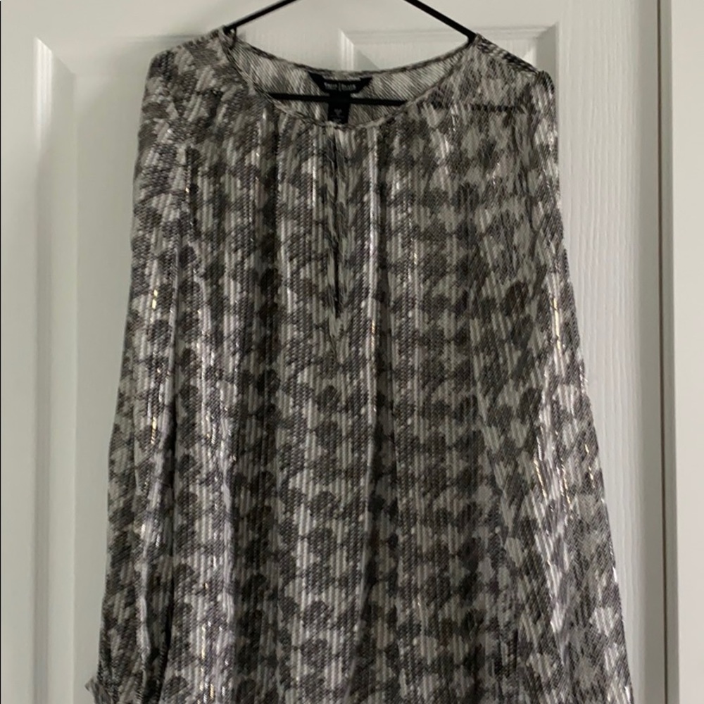 White House Black Market Silk Blouse